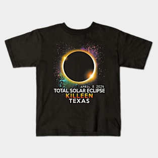 een Texas Totality Total Solar Eclipse April 8 2024 Kids T-Shirt